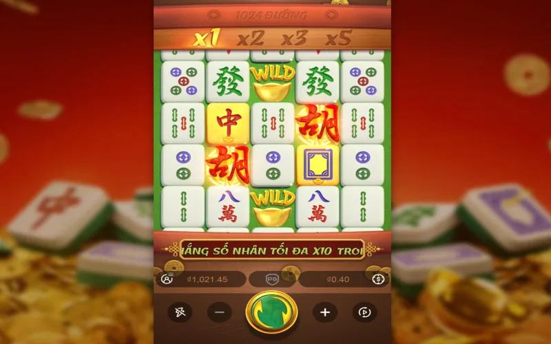 Giao diện game Đường Mạt Chược