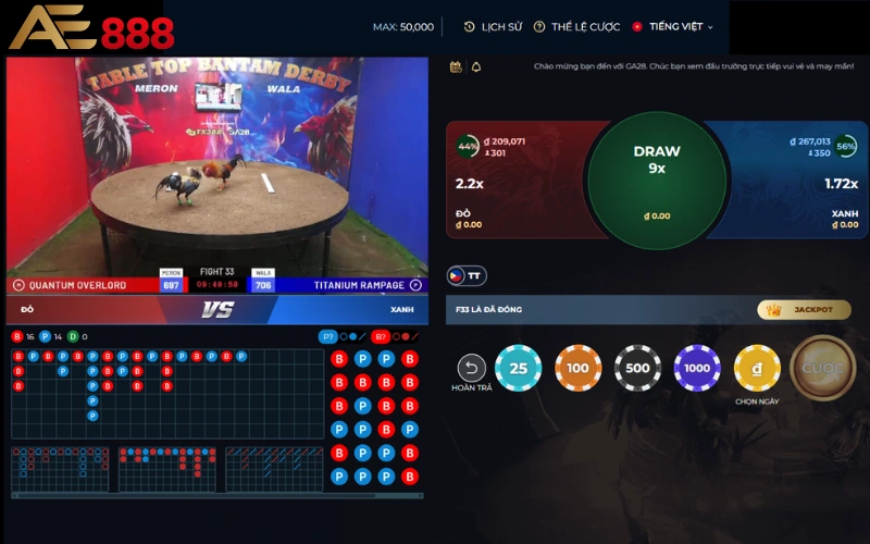 đá gà trực tiếp casino