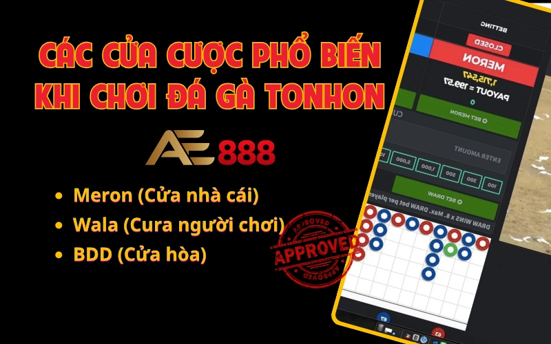 Các cửa cược đá gà